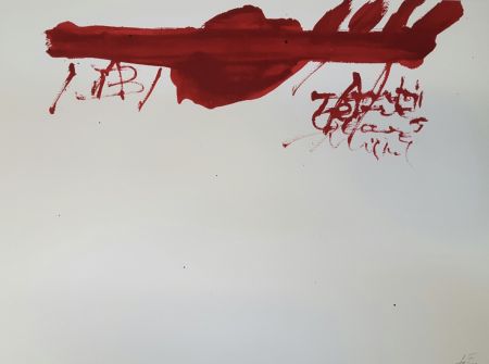 Litografía Tàpies - Clau-13