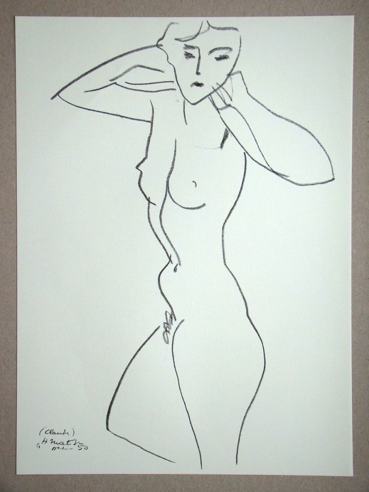 Litografía Matisse - Claude