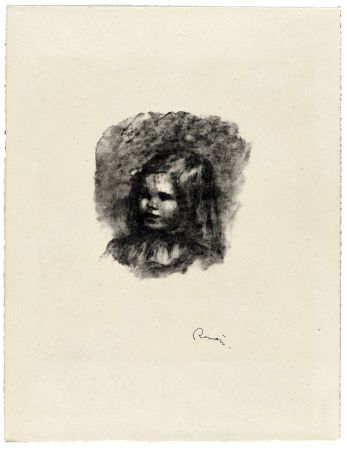 Litografía Renoir - Claude Renoir, Tourné à gauche