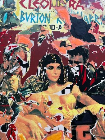Serigrafía Rotella - Cleopatra e Richard Burton