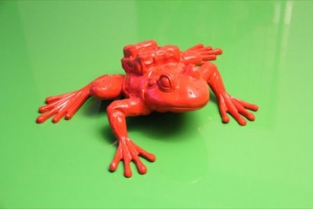 Múltiple Sweetlove - Cloned RED Aluminum FROG with backpack