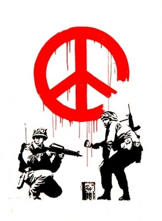 Serigrafía Banksy - CND Soldiers