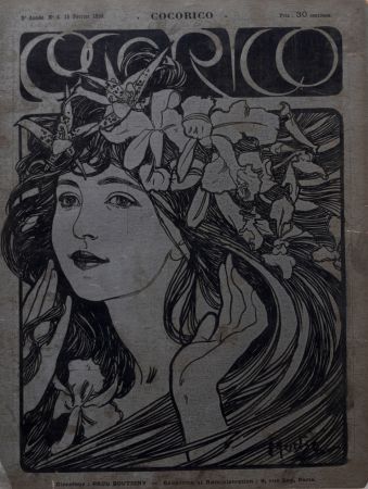 Litografía Mucha - Cocorico
