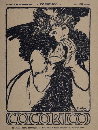 Litografía Mucha - Cocorico #2, 1899