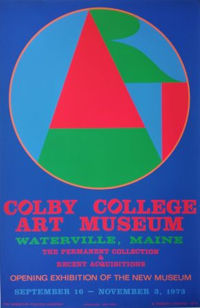 Serigrafía Indiana - Colby College, Art Museum, Waterville, Maine. The permanent collection & recent acquistions. Opening exhibition of the new museum, September 16- November 3, 1973