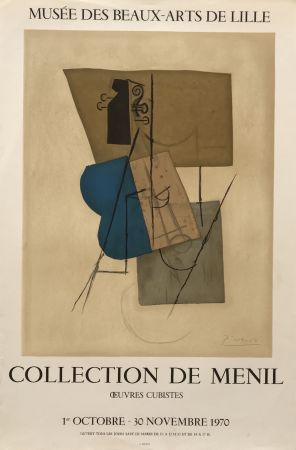 Litografía Picasso - Collection de Menil - Oeuvres Cubistes