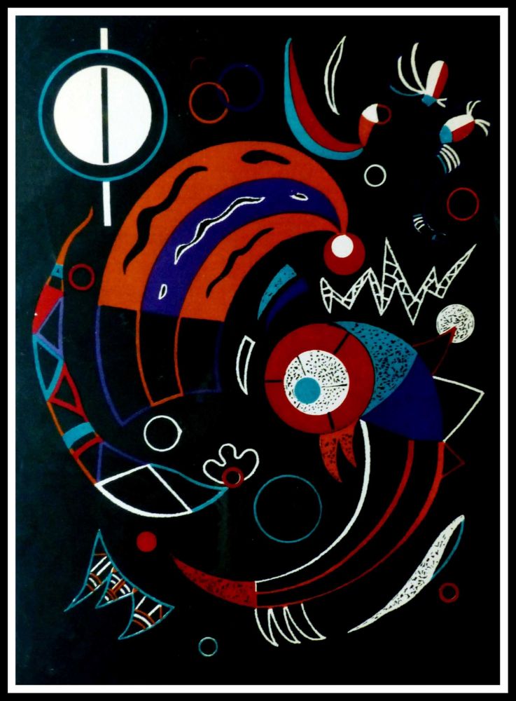 Litografía Kandinsky - COMETES