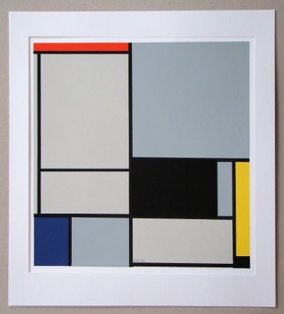 Serigrafía Mondrian - Compositie - 1921