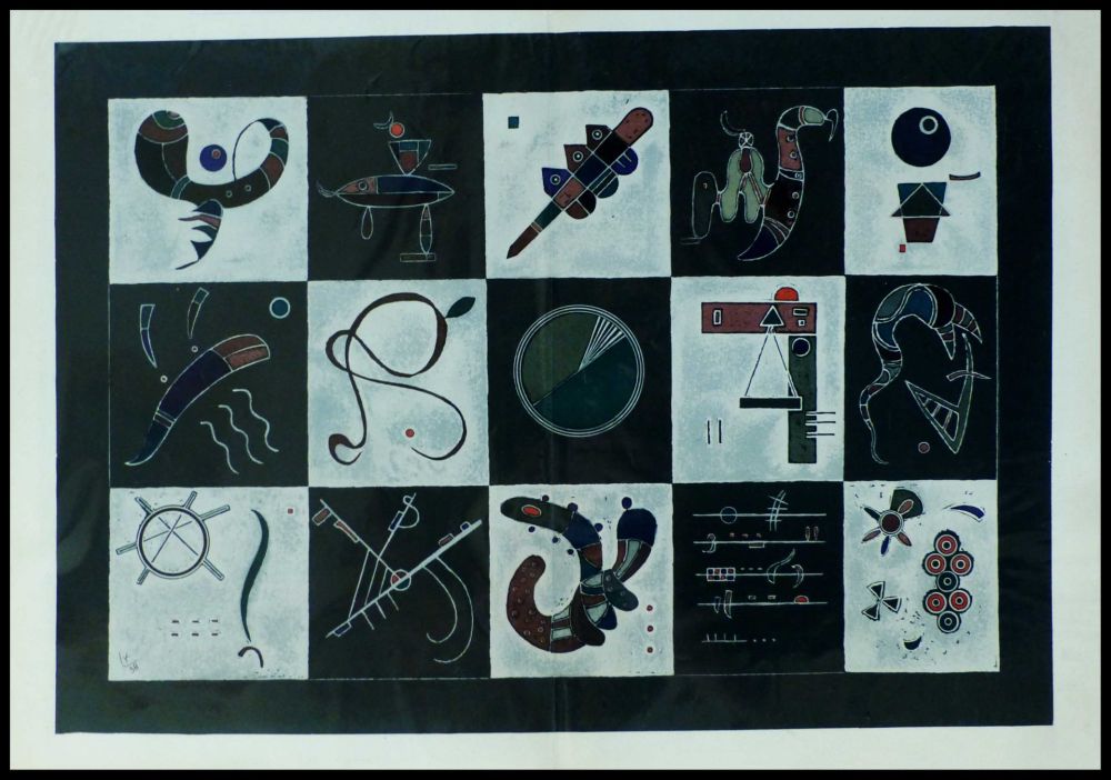 Litografía Kandinsky (After) - COMPOSITION 