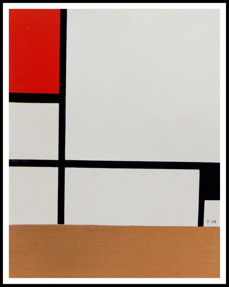 Pochoir Mondrian - COMPOSITION 