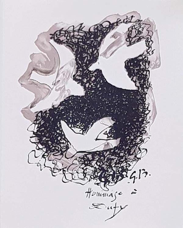 Litografía Braque - Composition