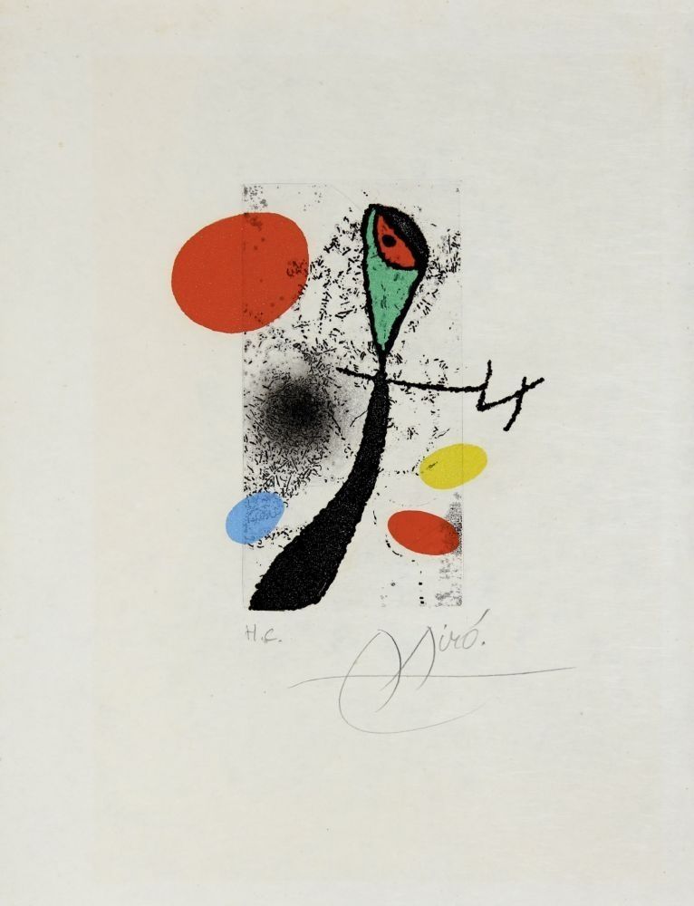 Grabado Miró - Composition
