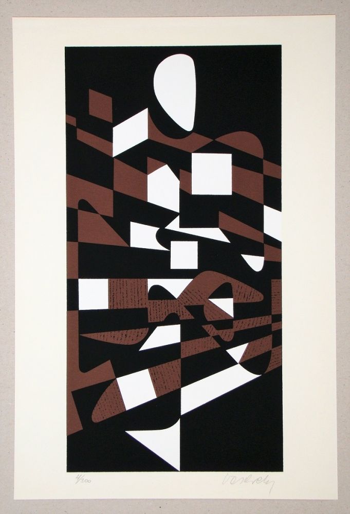 Serigrafía Vasarely - Composition