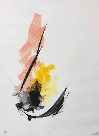 Litografía Miotte - Composition 