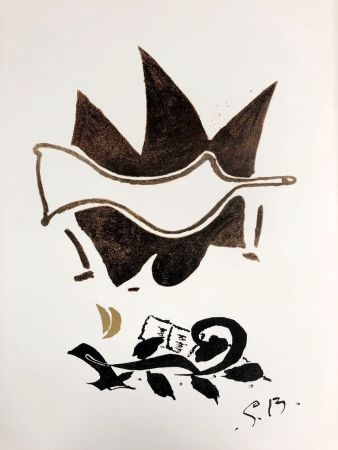 Litografía Braque - Composition