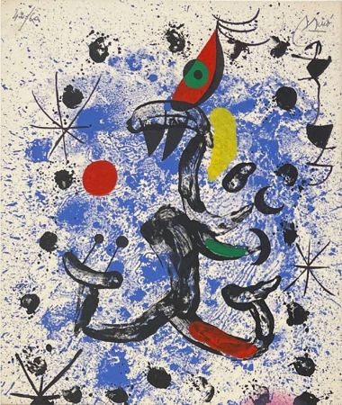 Litografía Miró - Composition