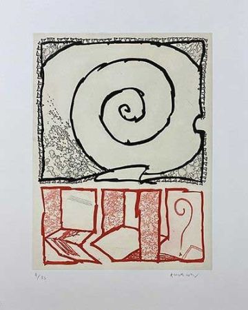 Grabado Alechinsky - Composition