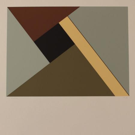 Litografía Heurtaux - COMPOSITION - EXACTA FROM CONSTRUCTIVISM TO SYSTEMATIC ART 1918-1985