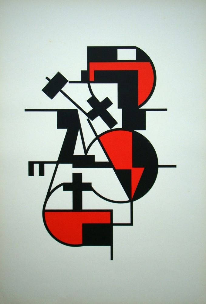 Serigrafía Buchholz - Composition 1921 / 71