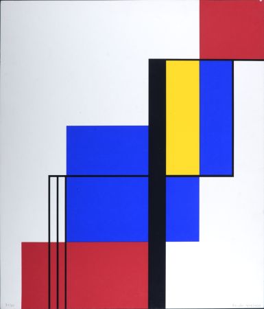 Serigrafía Mondrian - Composition, 1929