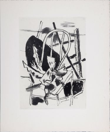 Grabado Leger - Composition, 1947