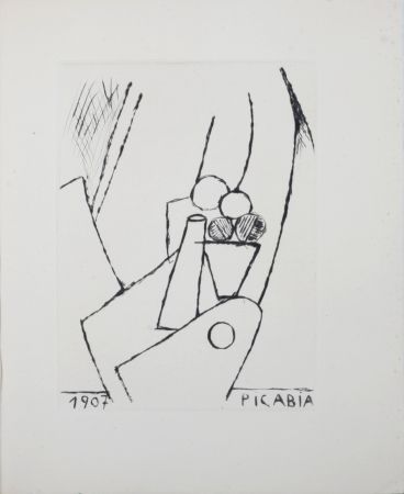 Grabado Picabia - Composition, 1947