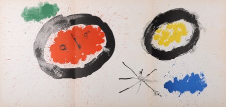 Litografía Miró - Composition, 1961