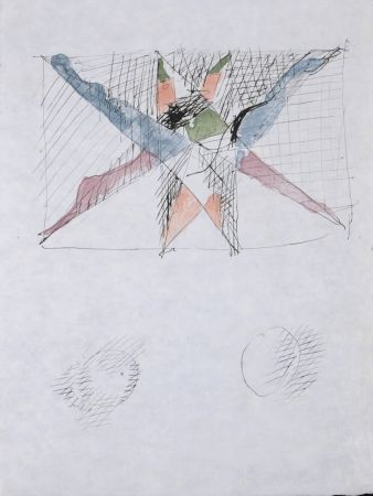 Grabado Villon - Composition, 1962
