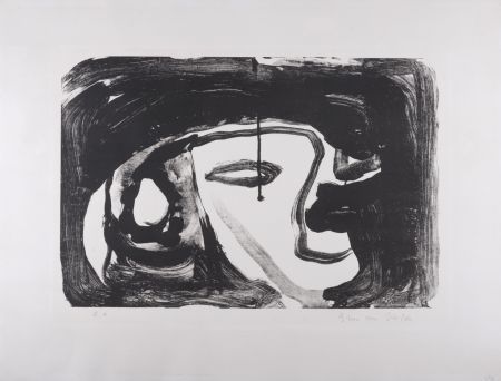 Litografía Van Velde - Composition, 1962 - Hand-signed
