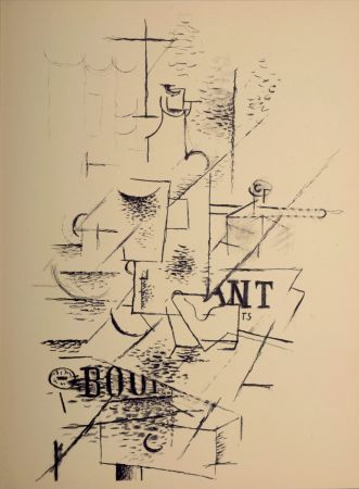 Litografía Braque - Composition, 1963