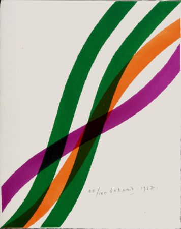 Litografía Dorazio - Composition, 1967 - Hand-signed!