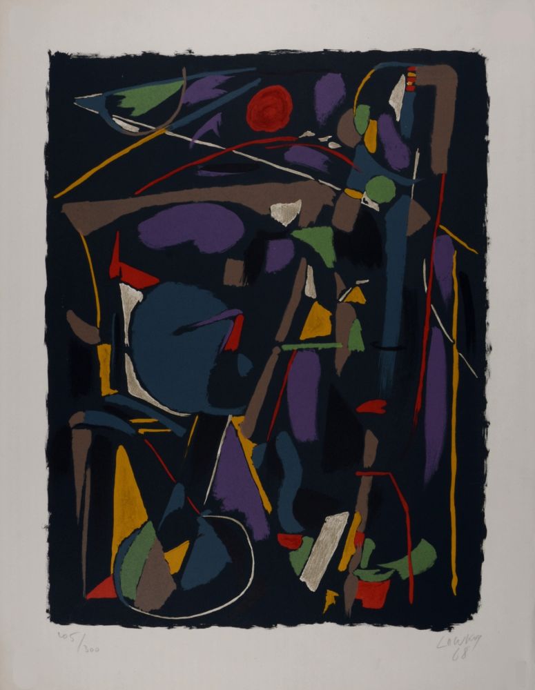 Litografía Lanskoy - Composition, 1968 - Hand-signed