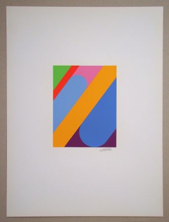 Serigrafía Béöthy Steiner - Composition, 1972