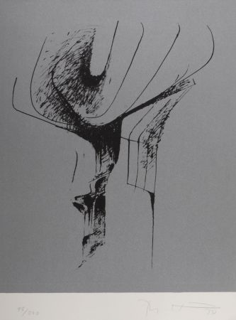 Litografía Heiliger - Composition, 1972 - Hand-signed