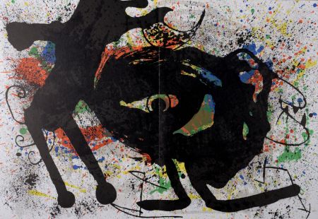 Litografía Miró - Composition, 1973