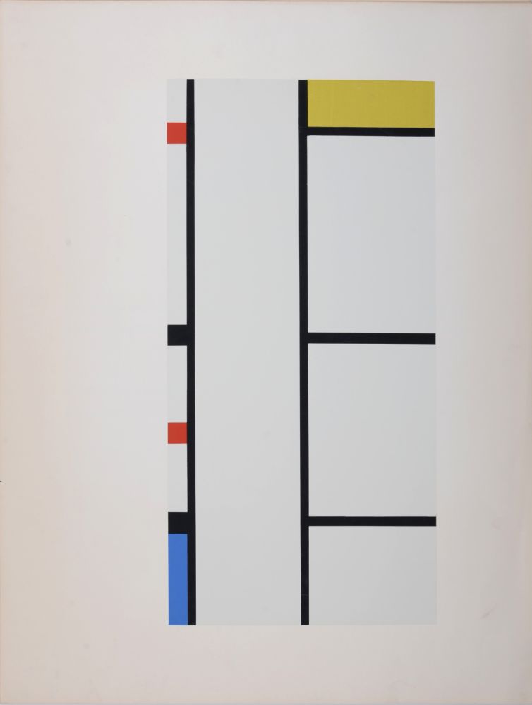 Serigrafía Mondrian - Composition 35-42, 1957