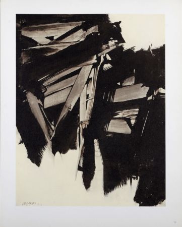 Litografía Soulages (After) - Composition #4, 1962