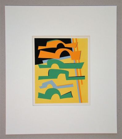 Serigrafía Magnelli -  Composition abstrait