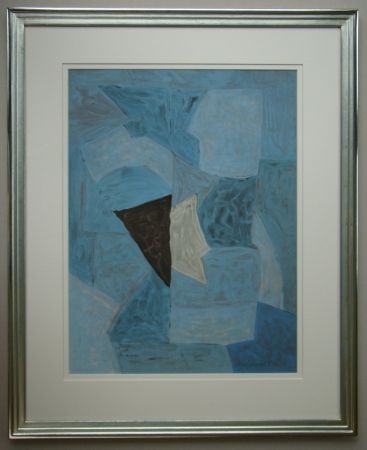 Litografía Poliakoff - Composition bleue