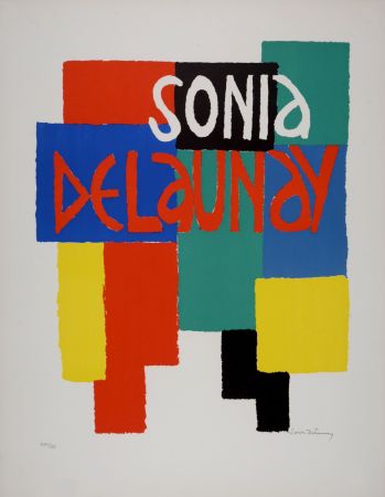 Litografía Delaunay - Composition, c. 1972 - Hand-signed