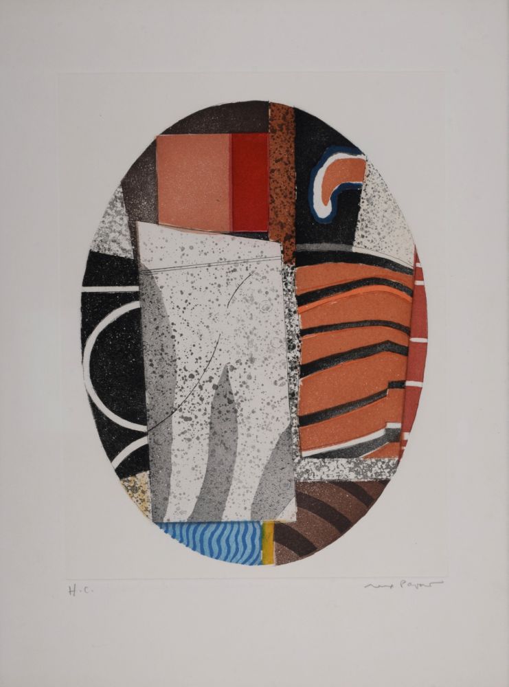 Grabado Papart - Composition, circa 1980 - Hand-signed