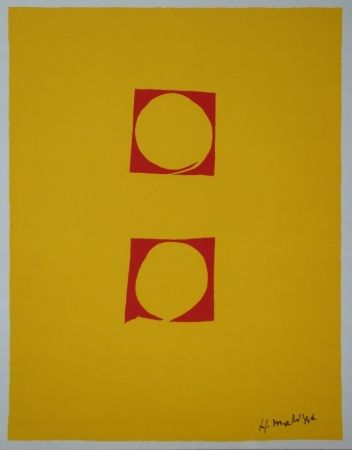 Serigrafía Matisse - Composition Deux cercles