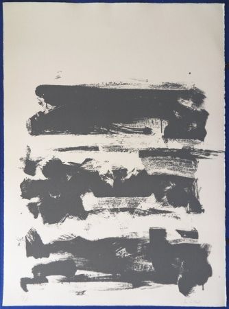 Litografía Mitchell - Composition en gris