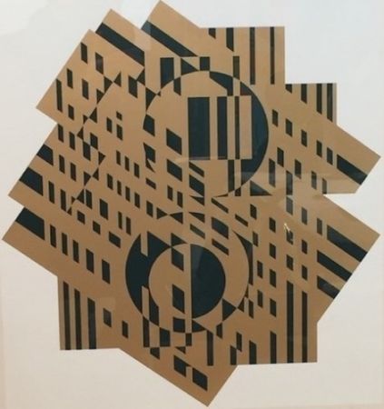 Litografía Vasarely - Composition géométrique
