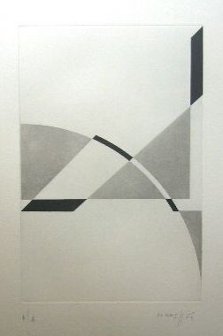 Grabado Honegger - Composition géométrique 1