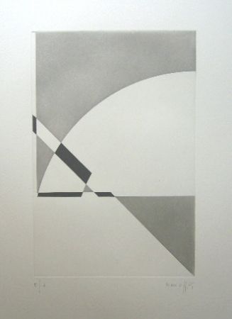 Grabado Honegger - Composition géométrique 3