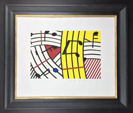 Serigrafía Lichtenstein - Composition IV