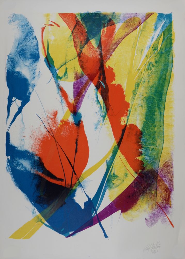 Litografía Jenkins - Composition IV (#1), 1965