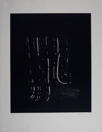 Litografía Hartung - Composition L 1977-2, 1977 - Hand-signed
