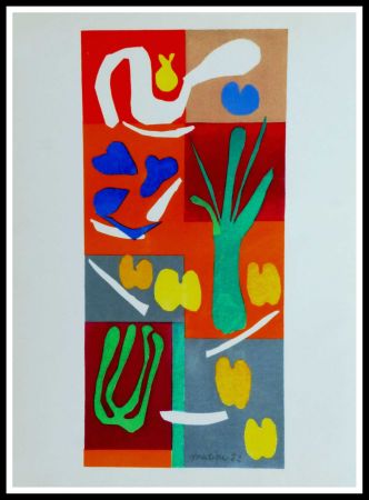 Litografía Matisse (After) - COMPOSITION MARINE